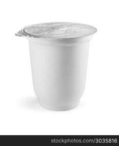 plastic Cup on white background. Plastic Cup on white background. Clean for your design