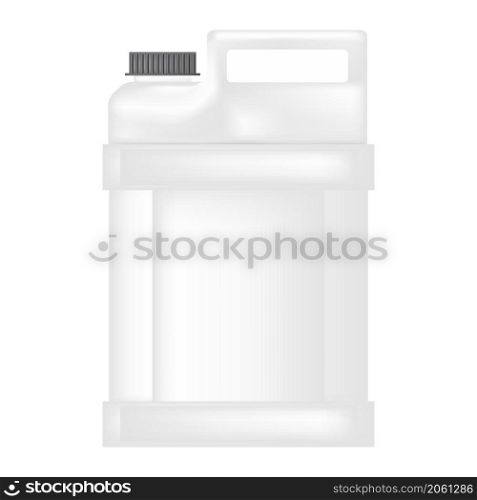 Plastic Gallon Icon Isolated on White Background. Canister of Milk.. Plastic Gallon Icon Isolated on White Background. Canister of Milk
