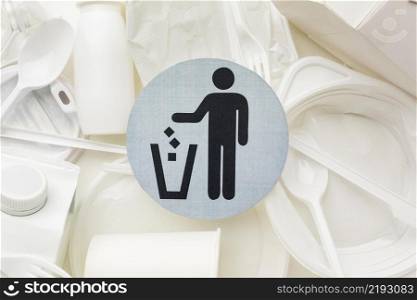 plastic plates cups recycling symbol