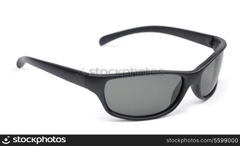 Plastic sunglasses isolated on white