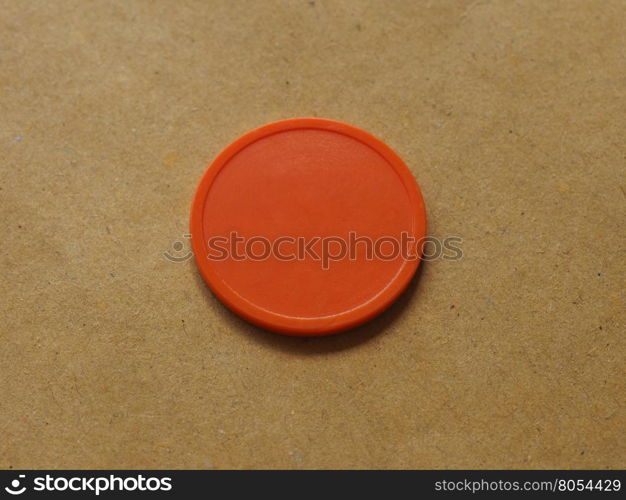 Plastic token money. Plastic token money used to buy food and drink during event or festival