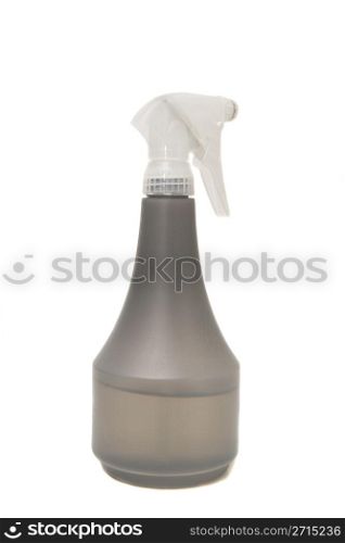 Plastic water spray bottle