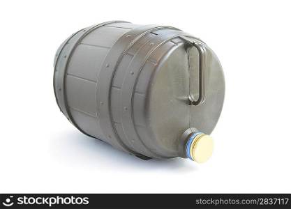 Plastic wine barrel
