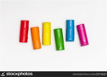 plasticine sticks different colors