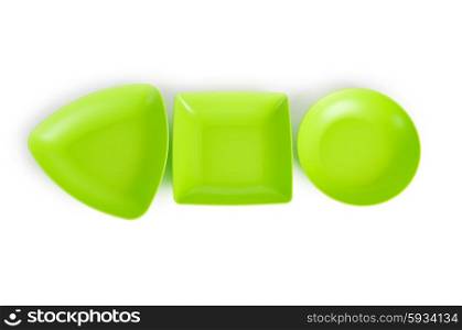 Plate isolated on the white background&#xA;