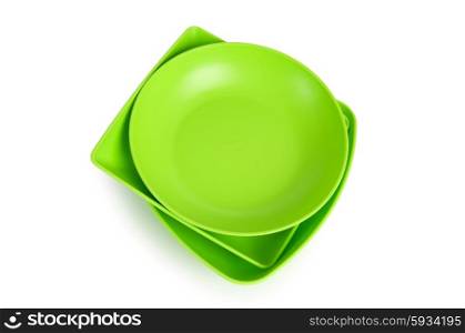 Plate isolated on the white background&#xA;