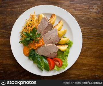 Plate of food