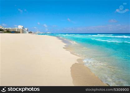 Playa Marlin in Cancun Beach at Riviera Maya of Mexico