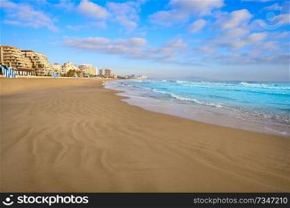 Playa Morro de Gos beach in Oropesa del Mar of Castellon Spain
