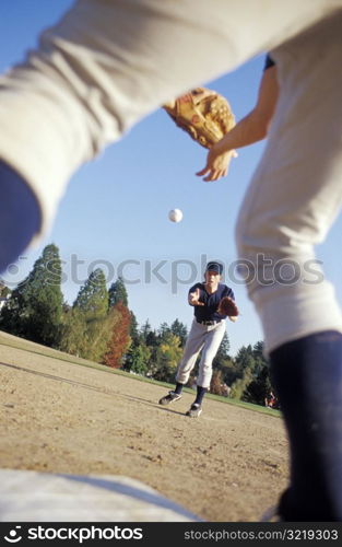 Playing Baseball