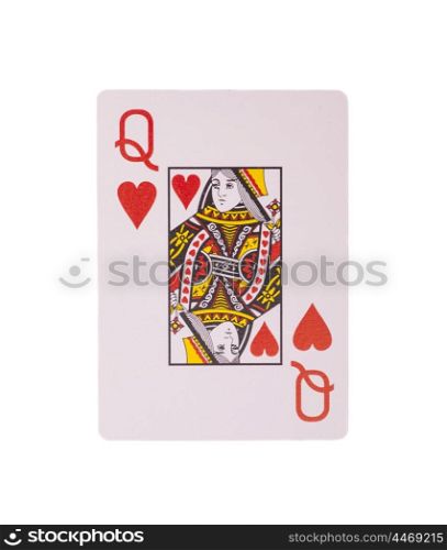 Playing Card - Queen Of Hearts