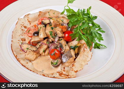 pled fish pancake