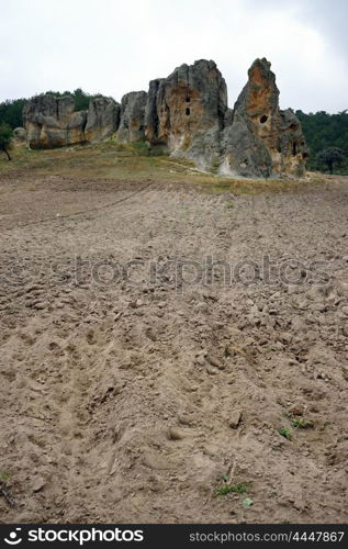 Plowed land near Doger, Turkey