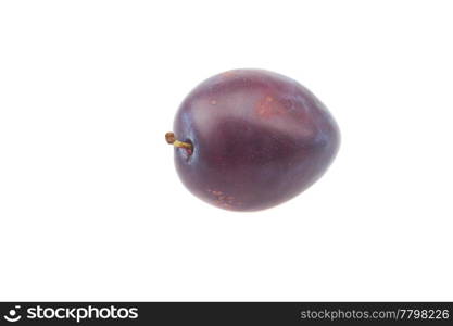 plum isolated on white