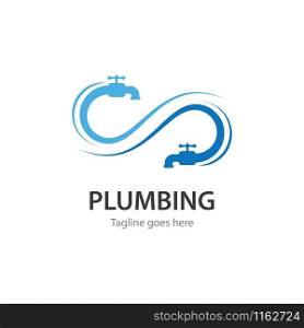Plumbing logo vector design business template