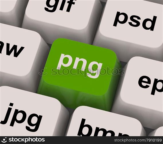 Png Key Shows Picture Format For Images. Png Key Showing Picture Format For Images