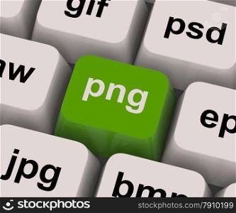 Png Key Shows Picture Format For Images. Png Key Showing Picture Format For Images