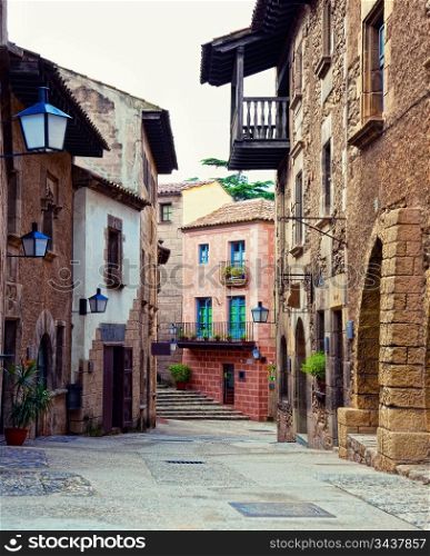 Poble Espanyol(traditional architectural complex) in Barcelona, Spain