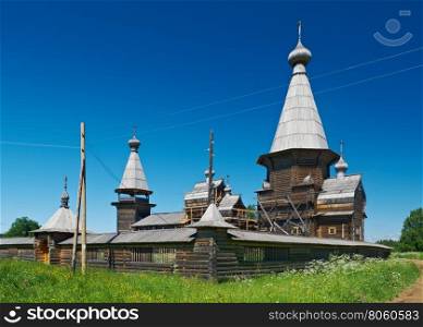 Pochozersky temple complex XVIII - XIX centuries. . . Arkhangelsk region, Russia