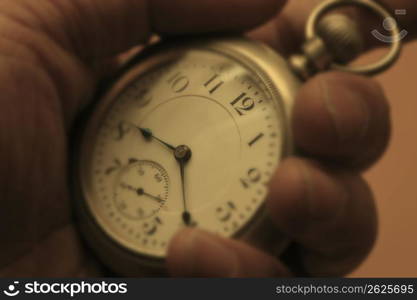 Pocket watch and Hand