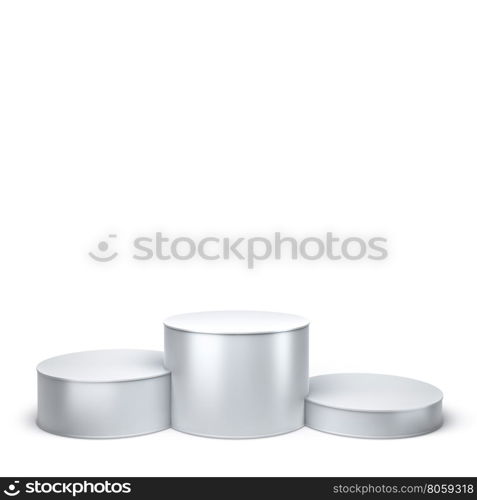 Podium. Podium isolated on clean white background