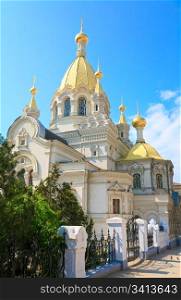 Pokrovskij (Protection of the Blessed Virgin Mary) - (main Orthodox temple) in Sevastopol City centre (Crimea, Ukraine). Built in 1905 by architect B. A. Feldman.