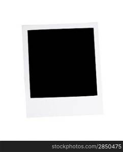 Polaroid isolated on a white background