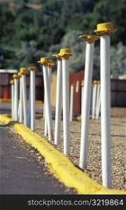 Poles Along the Roadside