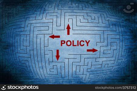 Policy maze concept