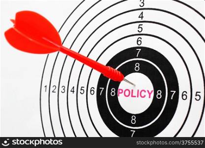 Policy target