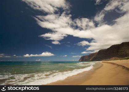Polihale Beach on Kauai, Hawaii