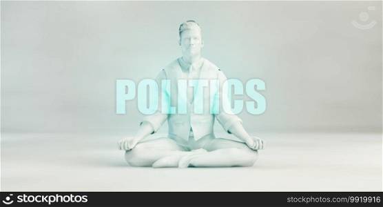 Politics and Keeping Calm Zen State Easy Solutions. Politics Easy Solution