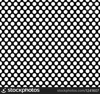 Polka dot Seamless pattern black background illustration. Polka dot Seamless pattern black background