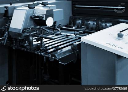 Polygraphic equipment in a modern printing house