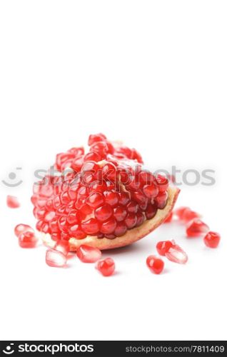 pomegranate isolated