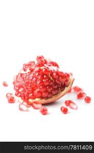 pomegranate isolated