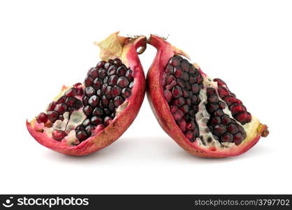 pomegranate isolated on a white background