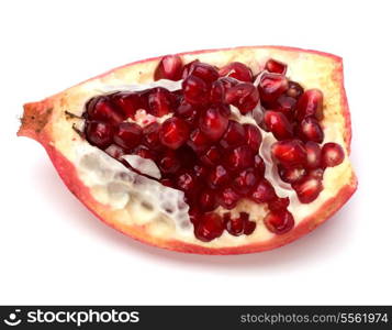 pomegranate isolated on white background