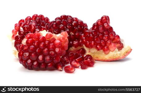 pomegranate isolated on white background