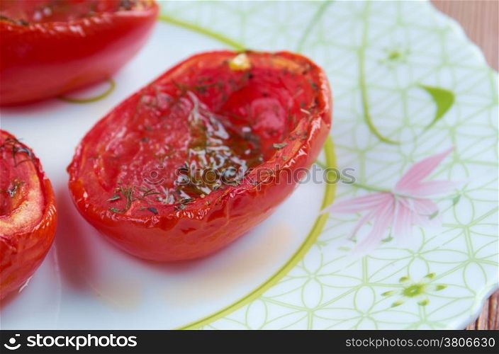 pomodori al forno - Italian stuffed baked tomatoes