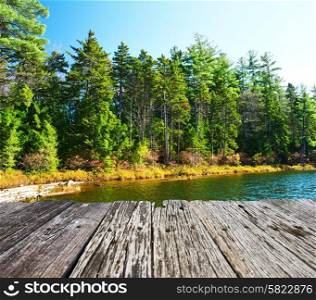 Pond in White Mountain National Forest, New Hampshire, USA.