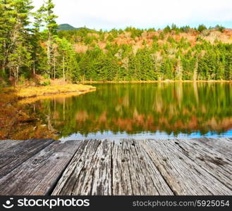 Pond in White Mountain National Forest, New Hampshire, USA.