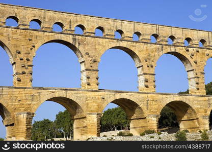 Pont du Gard, Roman aqueduct in southern France near Nimes