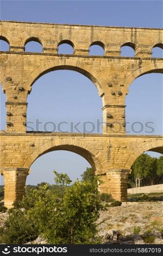 Pont du Gard, Roman aqueduct in southern France near Nimes