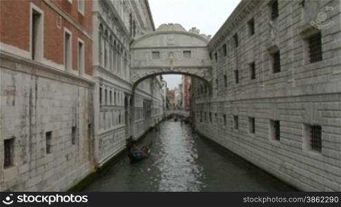 Ponte dei Sospiri in Venice, Italy