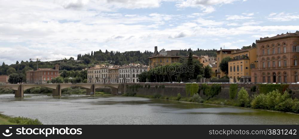 Ponte delle Grazie, is the new bridge landmark on Arno River