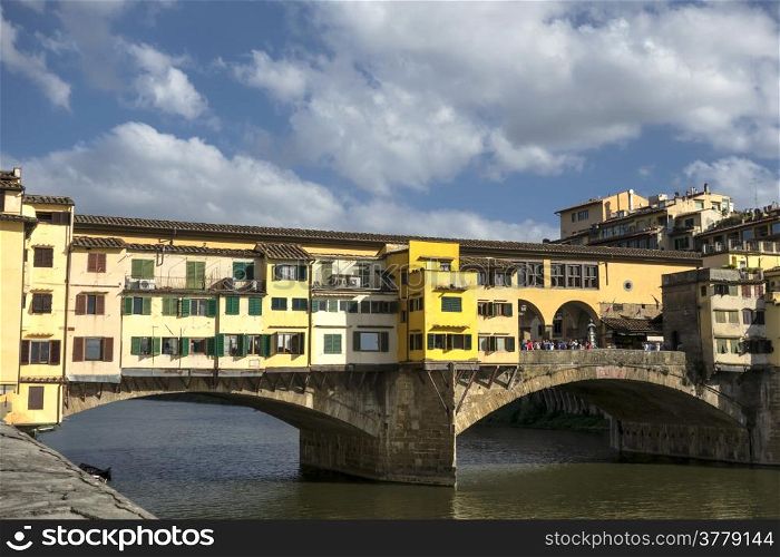 Ponte Vecchio (Old Bridge) in Florence,Italy
