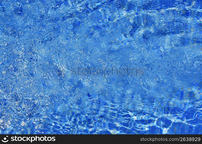 pool blue water texture wave pattern summer vacation background