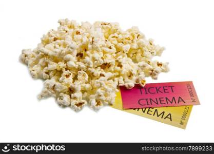 pop corn and cinema tickets