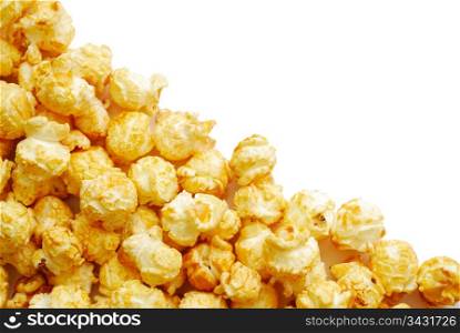 Popcorn isolated on white background. Popcorn